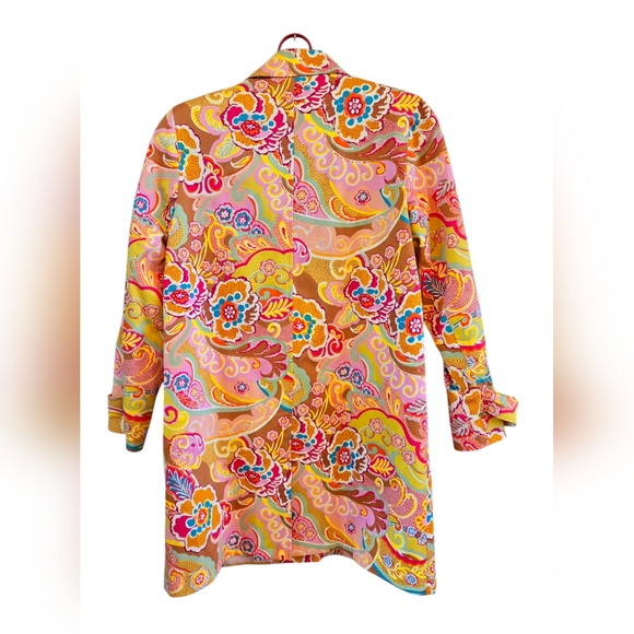 Colorful light jacket by Harve Benard. Women's 4P. Tailored. - Picture 3 of 13